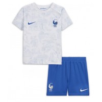 Frankrig Udebane Trøje Børn VM 2022 Kortærmet (+ Korte bukser)